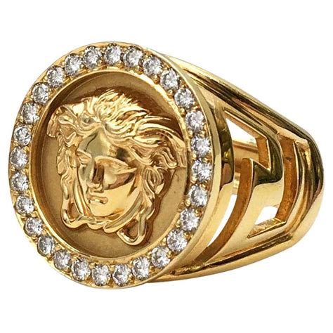 ring leone versace|Versace designer rings.